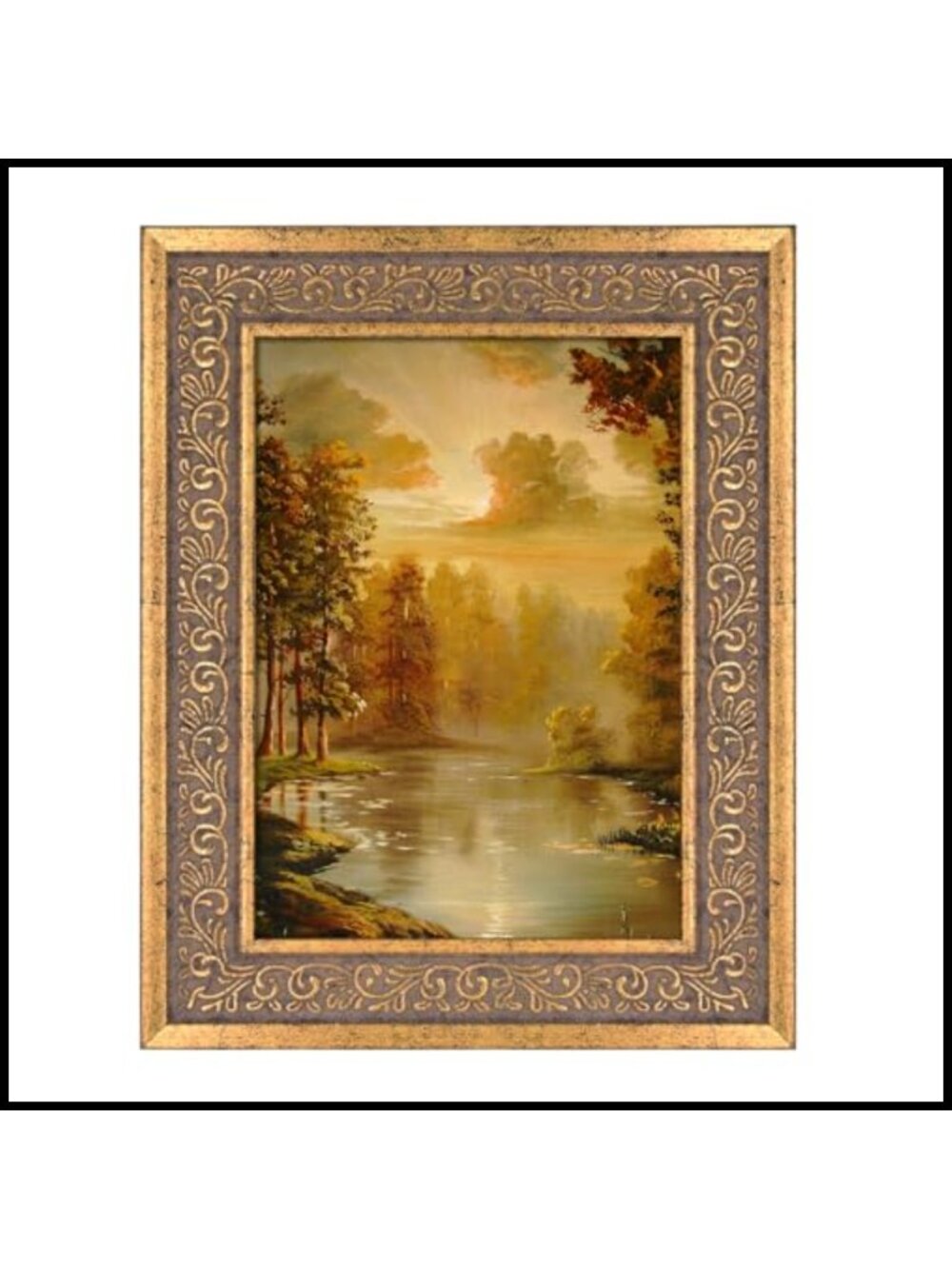 Vintage 5x7 Picture Frame Ornate Wall Tabletop Decor